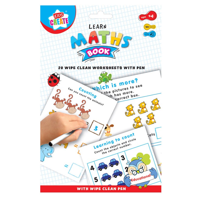 Wipe Clean Learning Book, Ages 4+